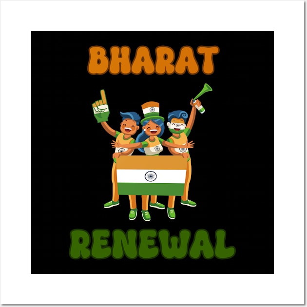 Bharat Renewal India Wall Art by Piggy Boxer